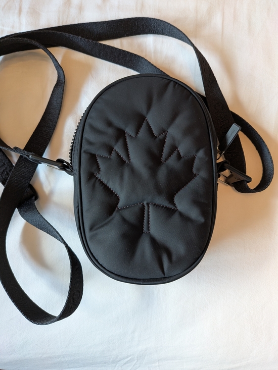 lululemon athletica Handbags - lululemon athletica Olympic Black Quilted Maple Leaf Mini Crossbody